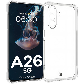 Elastyczne etui Bizon Case Salpa do Galaxy A26 5G, przezroczyste