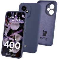 Silikonowe etui Bizon Soft Case do Honor 400, ciemnoniebieskie
