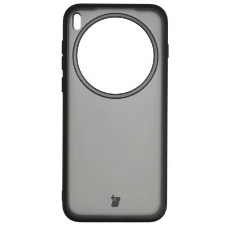 Etui Bizon Case Angelo do Vivo X300 Pro, przydymione z czarną ramką