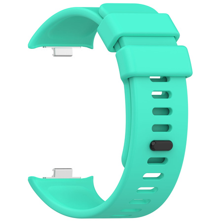 Pasek Bizon Strap Watch Silicone B do Redmi Watch 4 / Xiaomi Smart Band 9 Pro / 8 Pro, ciemno-miętowy