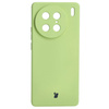 Etui Bizon Case Silicone Sq do VIVO X90 Pro, jasnozielone