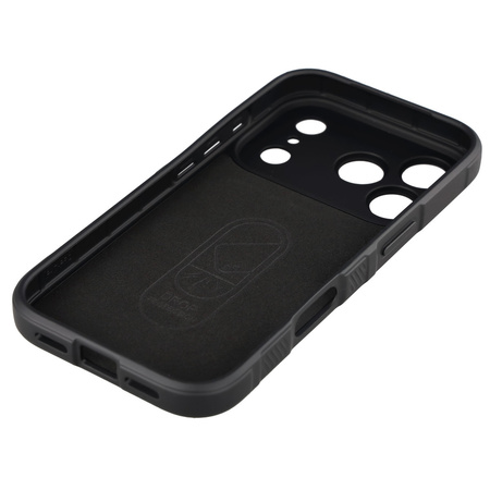 Pancerne etui Bizon Case Tur do iPhone 17 Pro, czarne