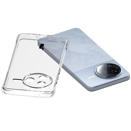 Elastyczne etui + 2x szkło hartowane Bizon Case Clear Pack do Xiaomi Poco F7 Pro