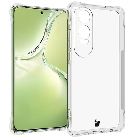 Etui + 2x szkło Bizon Case Clear Pack do OnePlus Nord CE4 Lite 5G, przezroczyste