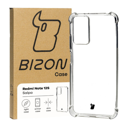 Elastyczne etui Bizon Case Salpa do Xiaomi Redmi Note 12S, przezroczyste