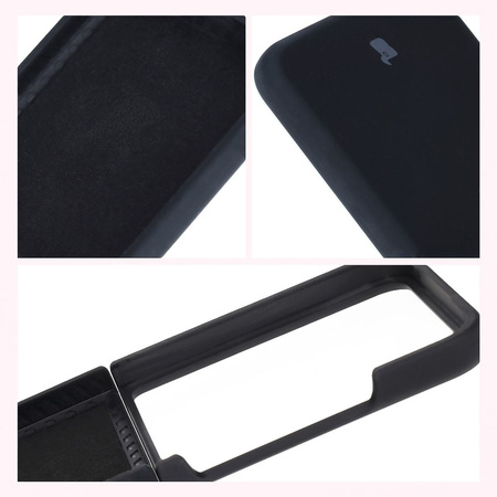 Silikonowe etui Bizon Soft Case do Xiaomi Mix Flip, czarne