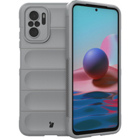 Pancerne etui Bizon Case Tur do Xiaomi Poco M5s / Xiaomi Redmi Note 10 / 10s, jasnoszare