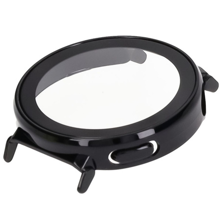 Etui ze szkłem do zegarka Bizon Case Watch Adamo do Huawei Watch GT 5 Pro 42 mm, czarne
