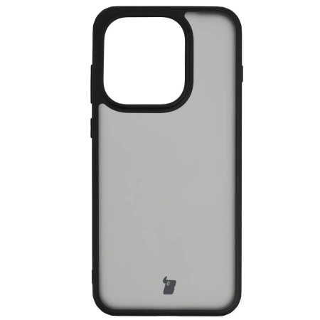 Etui Bizon Case Angelo do Oppo Find X9, przydymione z czarną ramką