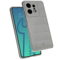 Pancerne etui Bizon Case Tur do Motorola Edge 50 Pro, jasnoszare