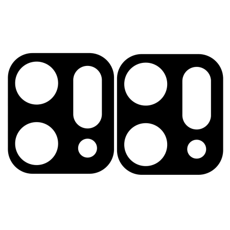 Szkło na aparat Bizon Glass Lens do Oppo Reno 14, 2 sztuki