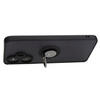 Etui z uchwytem na palec Bizon Case Hybrid Ring do Realme C55, przydymione z czarną ramką