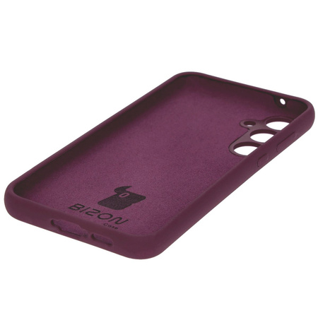 Etui silikonowe Bizon Soft Case do Galaxy A55 5G, ciemnofioletowe