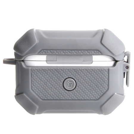 Etui Bizon Case Headphone Armor do Apple Airpods Pro 2, szare