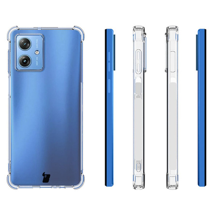 Elastyczne etui Bizon Case Salpa do Motorola Moto G54 5G, przezroczyste