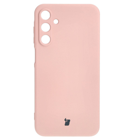 Etui Bizon Case Silicone Sq do Galaxy A15 4G/5G, jasnoróżowe
