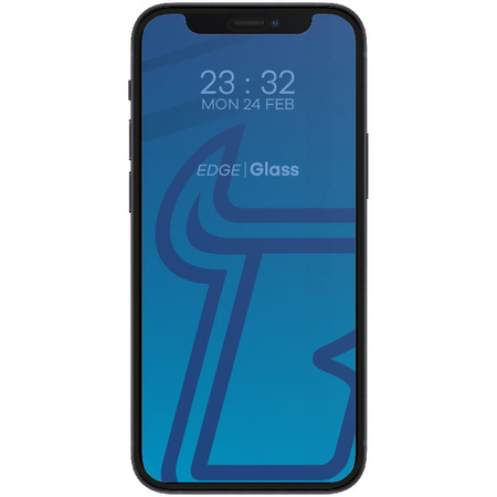 Szkło hartowane Bizon Glass Edge do iPhone 12 Mini, czarne