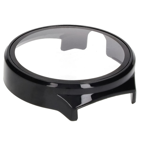 Etui ze szkłem do zegarka Bizon Case+Glass Watch do Huawei Watch 4 Pro Space Edition, czarne