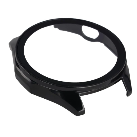 Etui ze szkłem do zegarka Bizon Case Watch Adamo do Huawei Watch GT6 46 mm, czarne