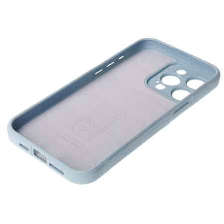 Pancerne etui Bizon Case Tur do iPhone 15 Pro Max, jasnoniebieskie