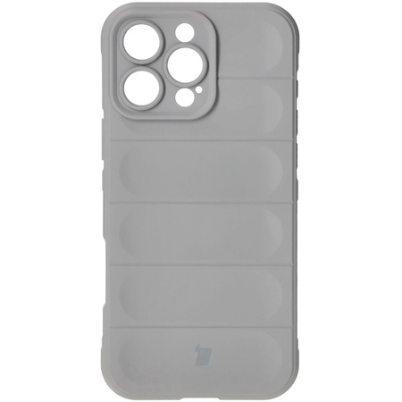 Pancerne etui Bizon Case Tur do iPhone 16 Pro Max, jasnoszare