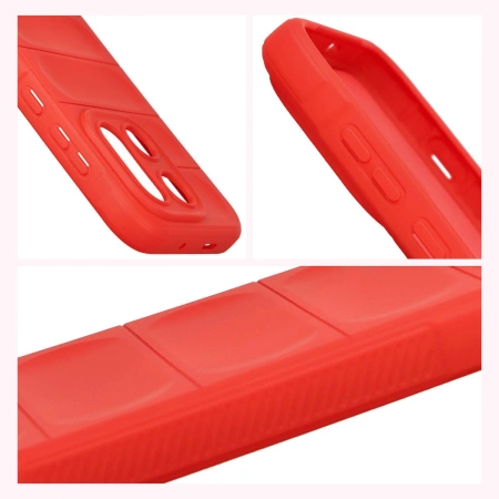 Pancerne etui Bizon Case Tur do OnePlus 15, czerwone