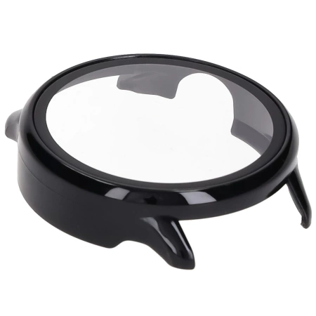 Etui ze szkłem do zegarka Bizon Case+Glass Watch do Garmin Vivoactive 6, czarne