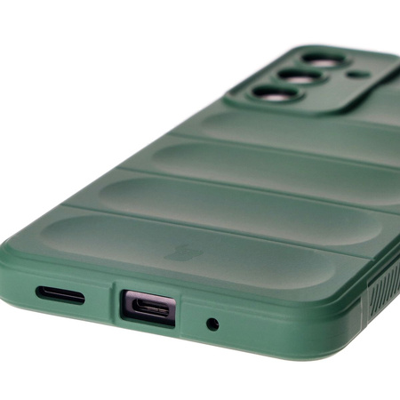 Pancerne etui Bizon Case Tur do Galaxy M55 5G, ciemnozielone