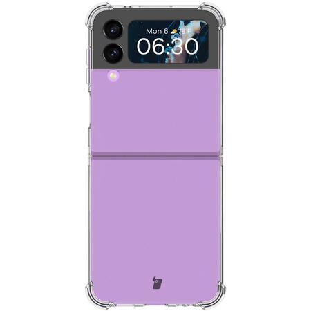 Elastyczne etui Bizon Case Salpa do Galaxy Z Flip4, przezroczyste