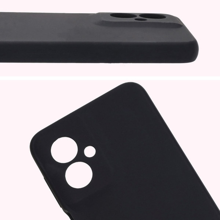 Silikonowe etui Bizon Soft Case do Motorola Moto G55 5G, czarne