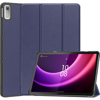 Etui Bizon Case Tab Croc do Lenovo Tab P11 Gen 2 / Xiaoxin Pad Plus 2023, granatowe