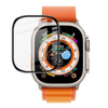 Szkło hartowane Bizon Glass Edge dla Apple Watch Ultra 49mm, czarne