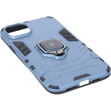 Etui Bizon Case Armor Ring do iPhone 14 Plus, niebieskie