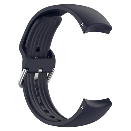 Pasek Bizon Strap Watch Silicone Pro do Xiaomi Watch S1 Pro, granatowy