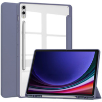 Etui Bizon Case Tab Clear Matt do Samsung Galaxy Tab S10 Plus / S9 Plus, lawendowe