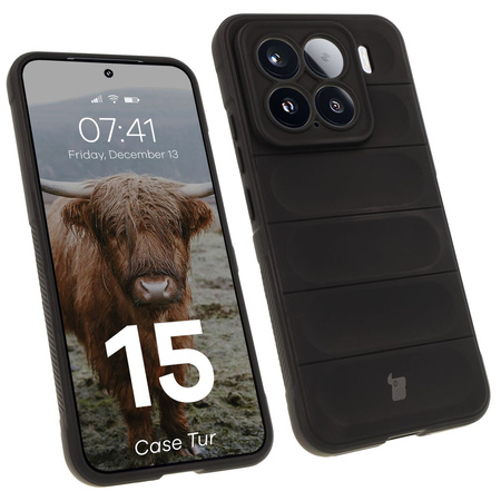 Pancerne etui Bizon Case Tur do Xiaomi 15, czarne