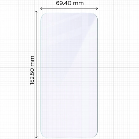 Elastyczne szkło hybrydowe Bizon Glass Mule do iPhone 16 Plus