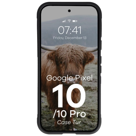 Pancerne etui Bizon Case Tur do Google Pixel 10 / 10 Pro, czarne