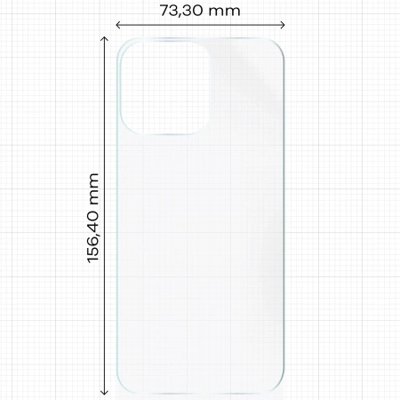 Folia hydrożelowa na tył Bizon Glass Hydrogel Back do iPhone 15 Pro Max, 1 sztuka