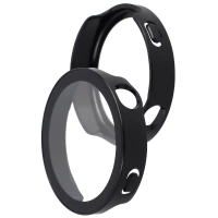 Etui ze szkłem do zegarka Bizon Case Watch Adamo do Huawei Watch GT6 41 mm, czarne