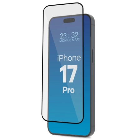 Szkło hartowane z ramką do łatwej aplikacji Bizon Glass Aplikator do iPhone 17 Pro, 2 sztuki