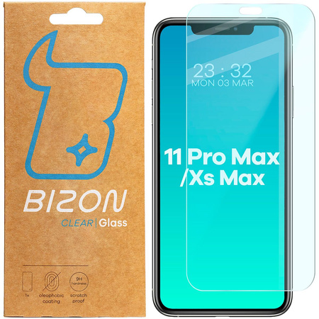 Szkło hartowane Bizon Glass Clear do iPhone 11 Pro Max / Xs Max