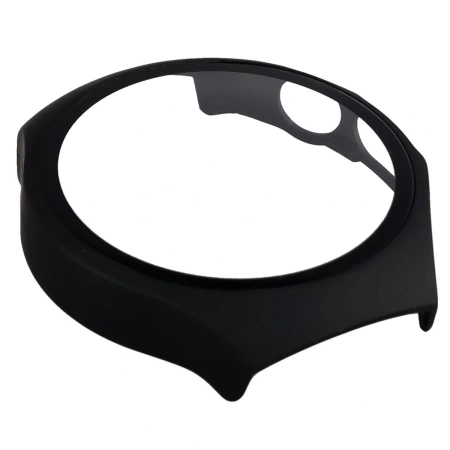 Etui ze szkłem do zegarka Bizon Case+Glass Watch do Huawei Watch 5 46 mm, matowe czarne