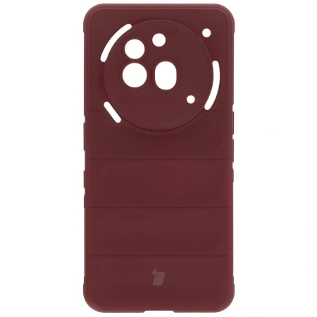 Pancerne etui Bizon Case Tur do Nothing Phone (3a) Pro, burgundowe