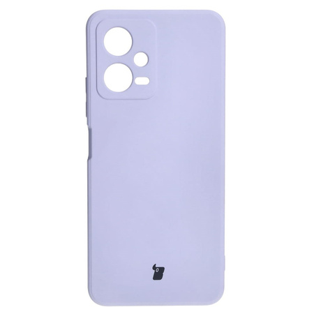 Etui Bizon Case Silicone Sq do Xiaomi POCO X5, Redmi Note 12 5G, jasnofioletowe