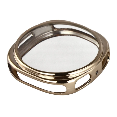 Etui z osłoną ekranu Bizon Case Watch Felipe do Galaxy Watch 8 40 mm, złote