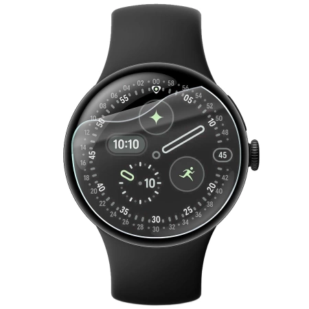 Folia hydrożelowa na ekran Bizon Glass Watch Hydrogel Duo do Google Pixel Watch 4 41 mm, 2 sztuki