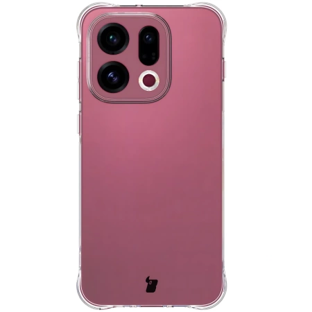 Elastyczne etui Bizon Case Salpa do Oppo Find X9, przezroczyste