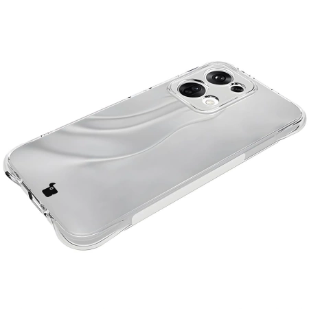 Elastyczne etui + 2x szkło hartowane Bizon Case Clear Pack do Oppo Reno13