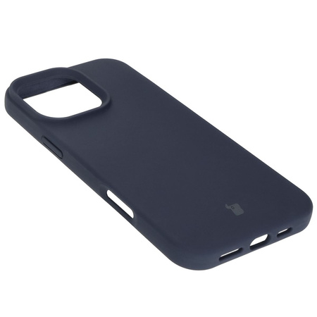 Silikonowe etui Bizon Soft Case do iPhone 16 Pro Max, ciemnoniebieskie